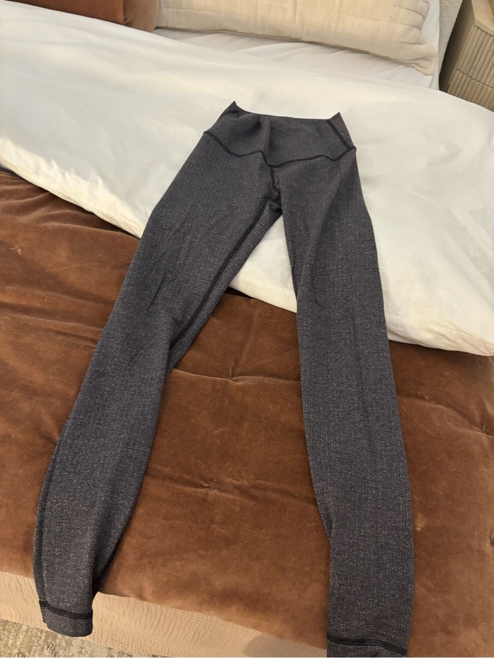 lululemon athletica Dark Gray Heathered Leggings